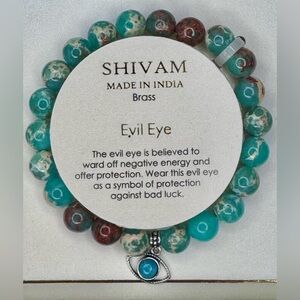 Evil Eye blue beads bracelet